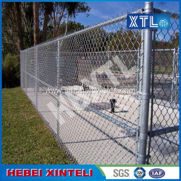 Galvanized Diamond Chain Link Fencing